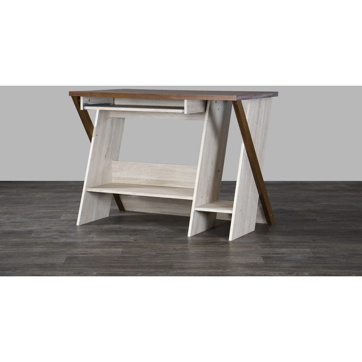 Baxton Studio Rhombus Writing Desk Baxton Studio-Desks-Minimal And Modern - 4