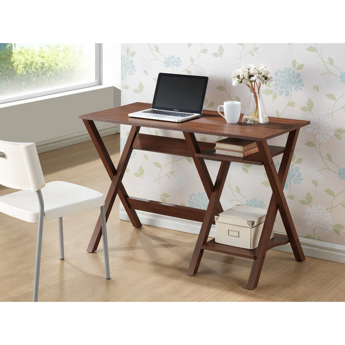 Baxton Studio Crossroads Writing Desk Baxton Studio-Desks-Minimal And Modern - 3