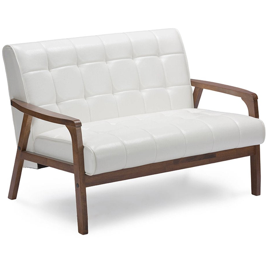 Baxton Studio Baxton Studio Mid-Century Masterpieces 3 Pieces Living Room Set - White Baxton Studio--Minimal And Modern - 2