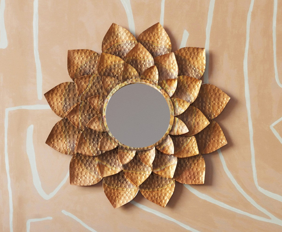 TOV Furniture Modern Leaf Antique Mirror - TOV Furniture, Minimal & Modern - 1