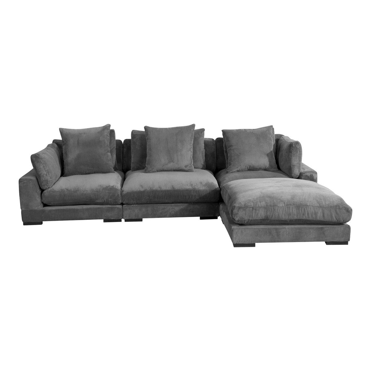 Moe's Home Collection Tumble Lounge Modular Sectional Charcoal - UB-1012-25 - Moe's Home Collection - Extras - Minimal And Modern - 1