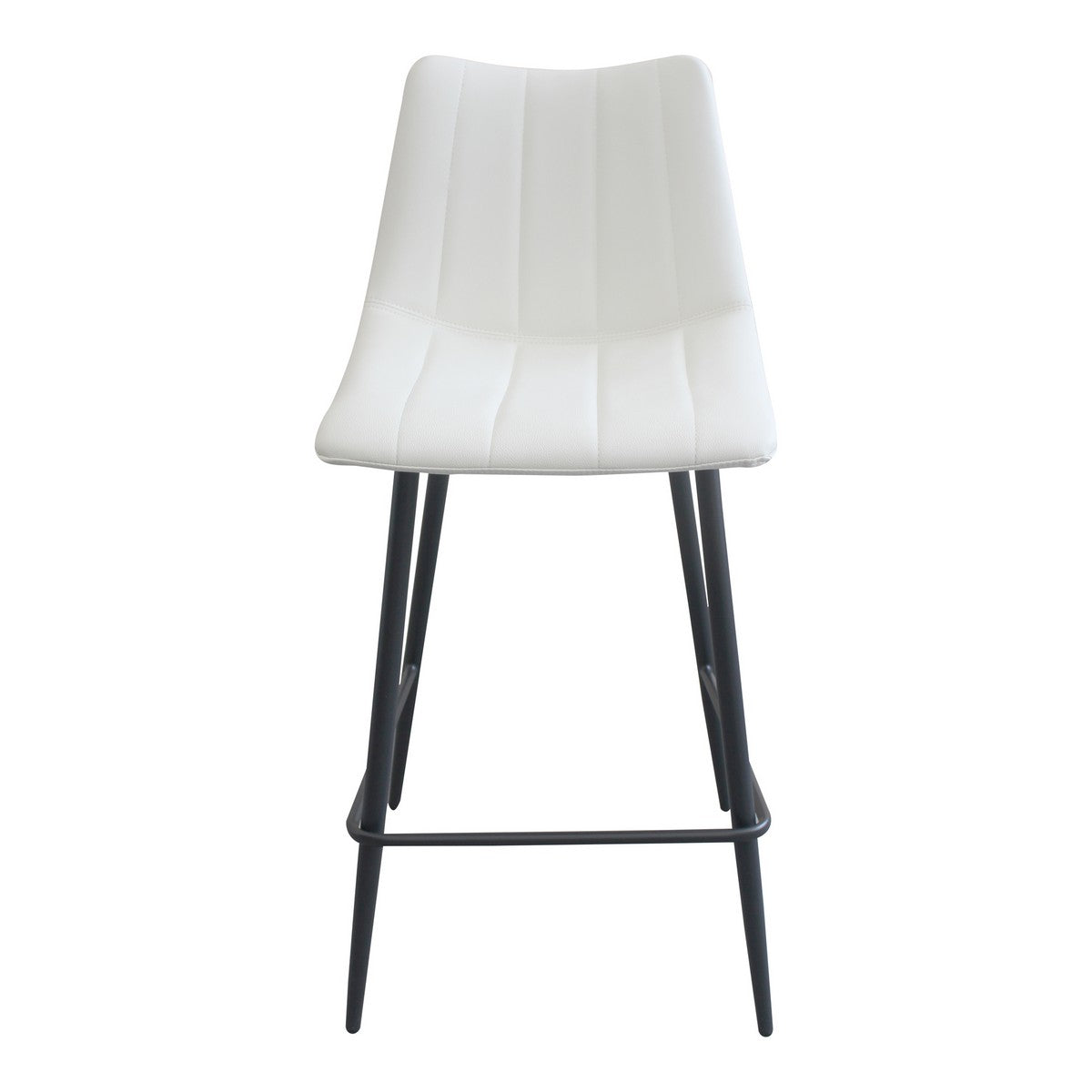 Moe's Home Collection Alibi Counter Stool Ivory-Set of Two - UU-1002-05 - Moe's Home Collection - Counter Stools - Minimal And Modern - 1