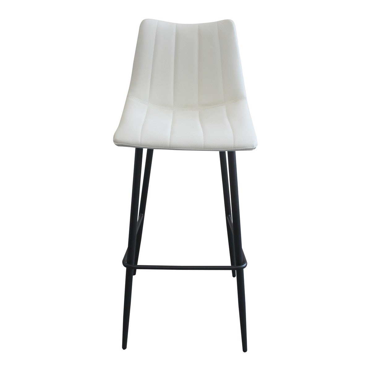 Moe's Home Collection Alibi Barstool Ivory-Set of Two - UU-1003-05 - Moe's Home Collection - Bar Stools - Minimal And Modern - 1