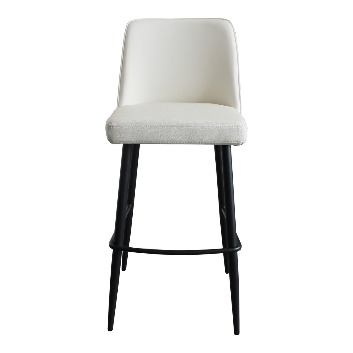 Moe's Home Collection Emelia Barstool Ivory - UU-1021-05 - Moe's Home Collection - Bar Stools - Minimal And Modern - 1