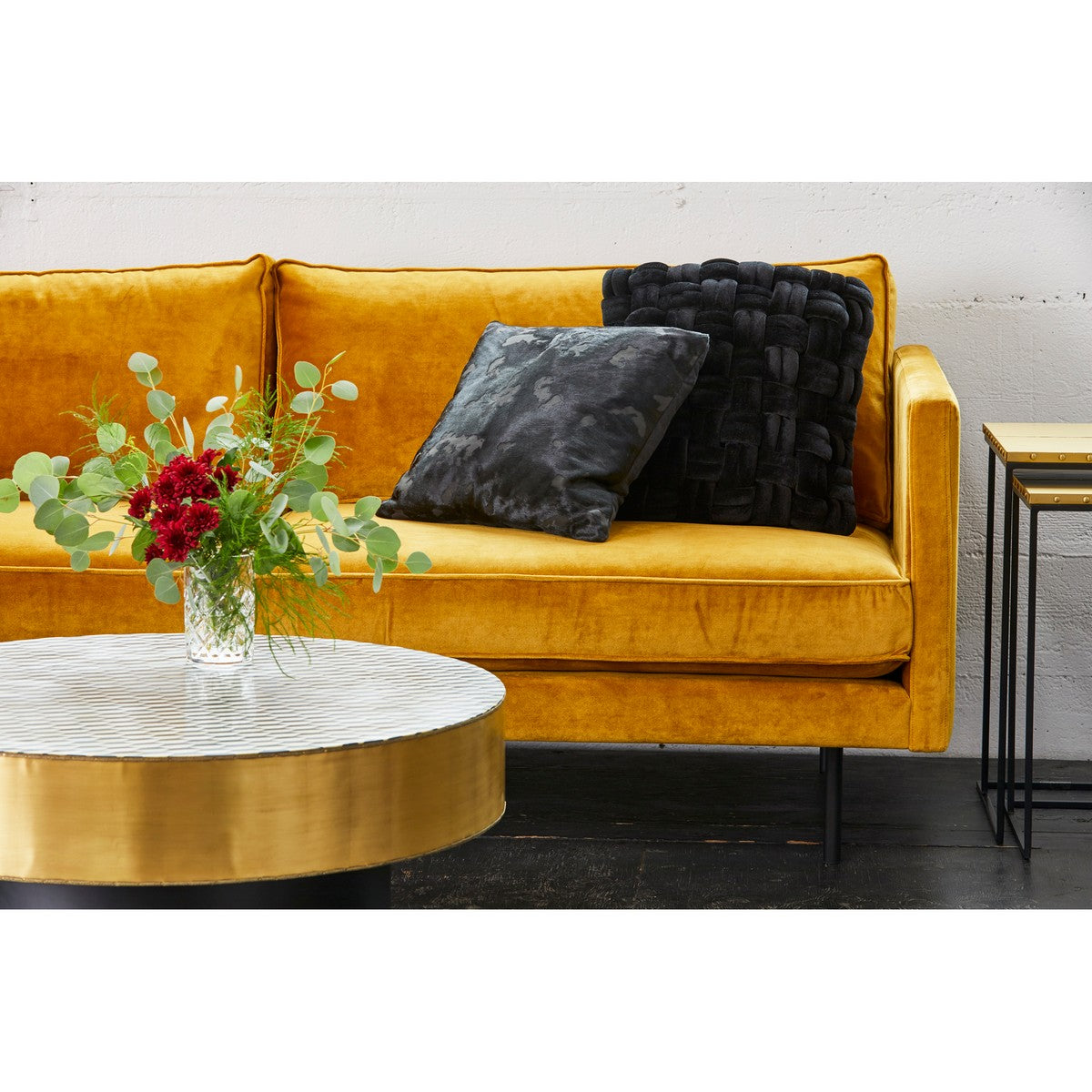 Moe's Home Collection Raphael Sofa Mustard - WB-1002-09 - Moe's Home Collection - Sofas - Minimal And Modern - 1