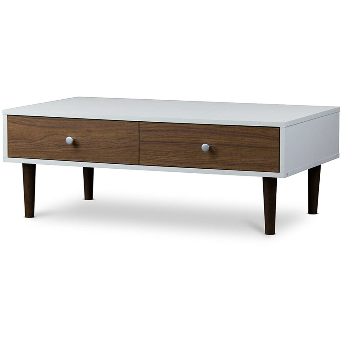 Baxton Studio Gemini Wood Contemporary Coffee Table Baxton Studio-coffee tables-Minimal And Modern - 1