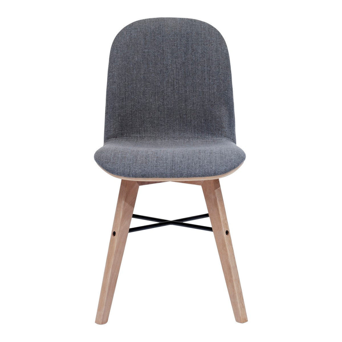 Moe's Home Collection Napoli Dining Chair Grey-Set of Two - YC-1007-15 - Moe's Home Collection - Dining Chairs - Minimal And Modern - 1