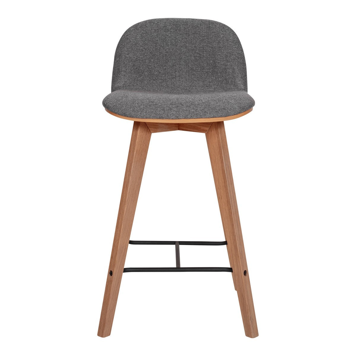 Moe's Home Collection Napoli Counter Stool Grey - YC-1019-15 - Moe's Home Collection - Counter Stools - Minimal And Modern - 1