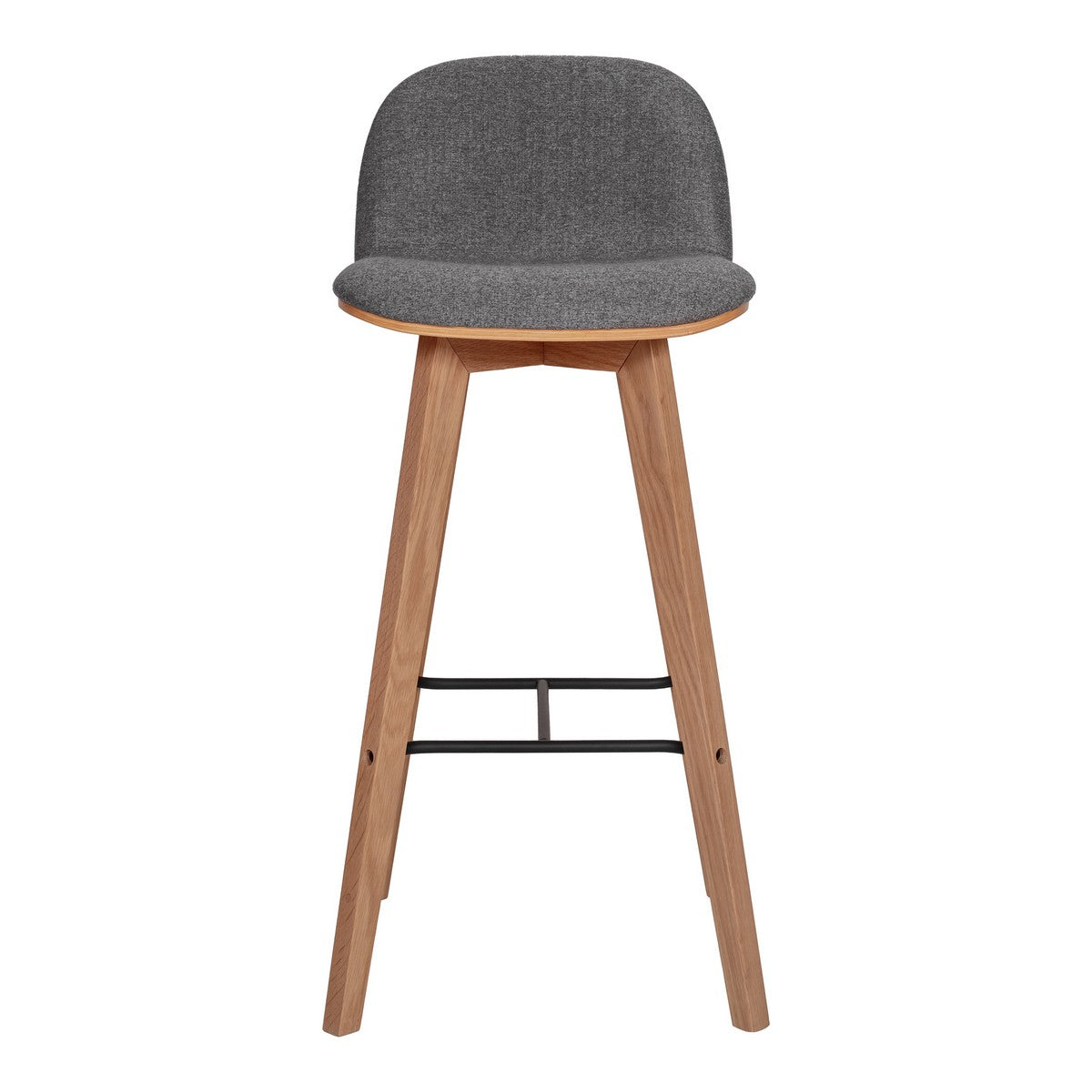 Moe's Home Collection Napoli Barstool Grey - YC-1021-15 - Moe's Home Collection - Bar Stools - Minimal And Modern - 1