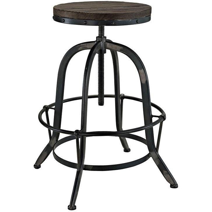 Modway Furniture Modern Collect Wood Top Bar Stool EEI-1208-Minimal & Modern