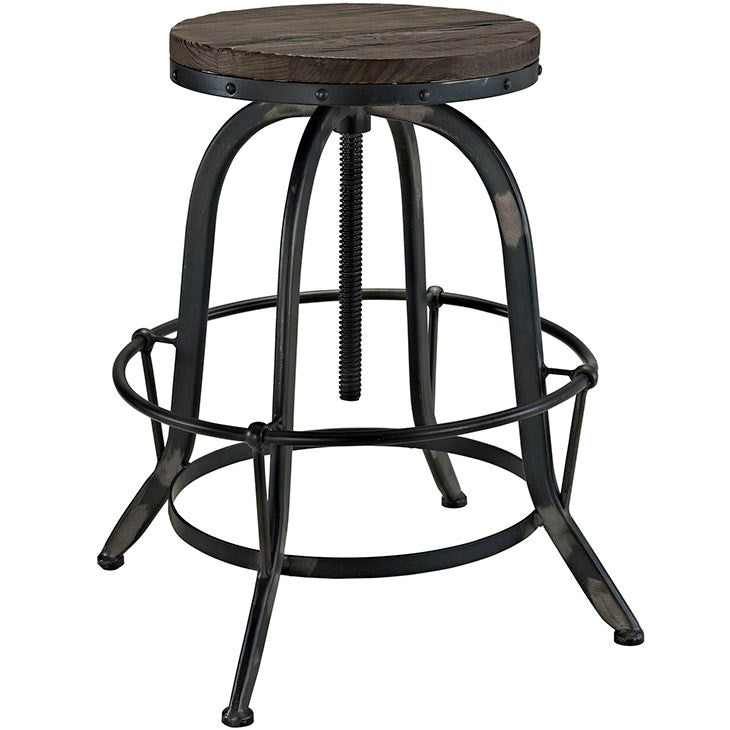 Modway Furniture Modern Collect Wood Top Bar Stool EEI-1208-Minimal & Modern