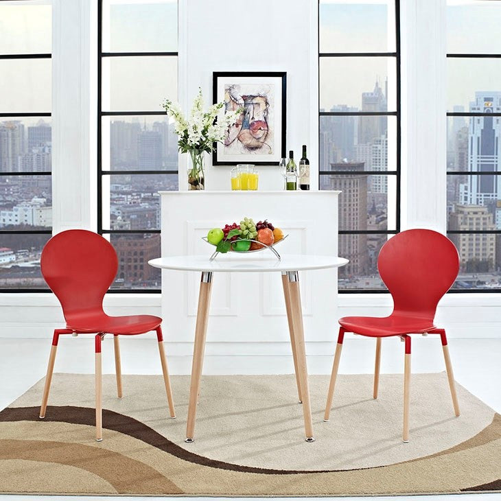 Modway Furniture Modern Path Dining Chair Set of 2-Minimal & Modern