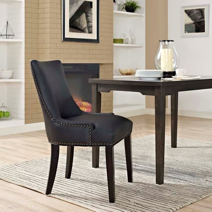 Modway Furniture Modern Magnate Vinyl Dining Chair-Minimal & Modern