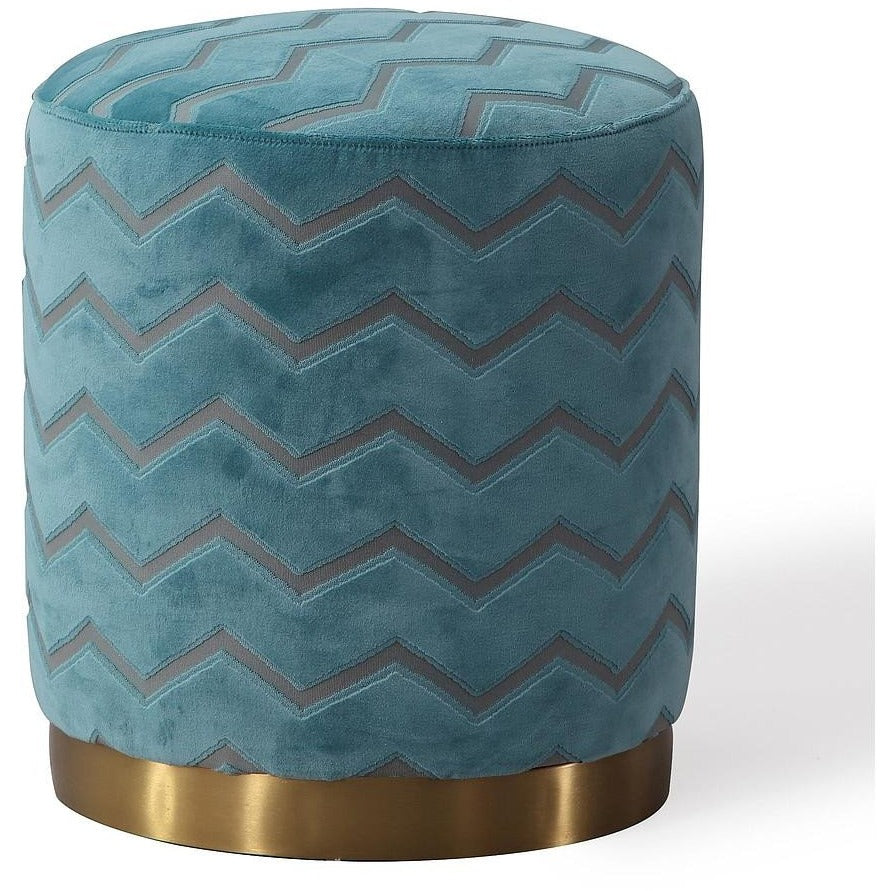 TOV Furniture Modern Opal Sky Morrocan Ottoman TOV-OC6112-Minimal & Modern