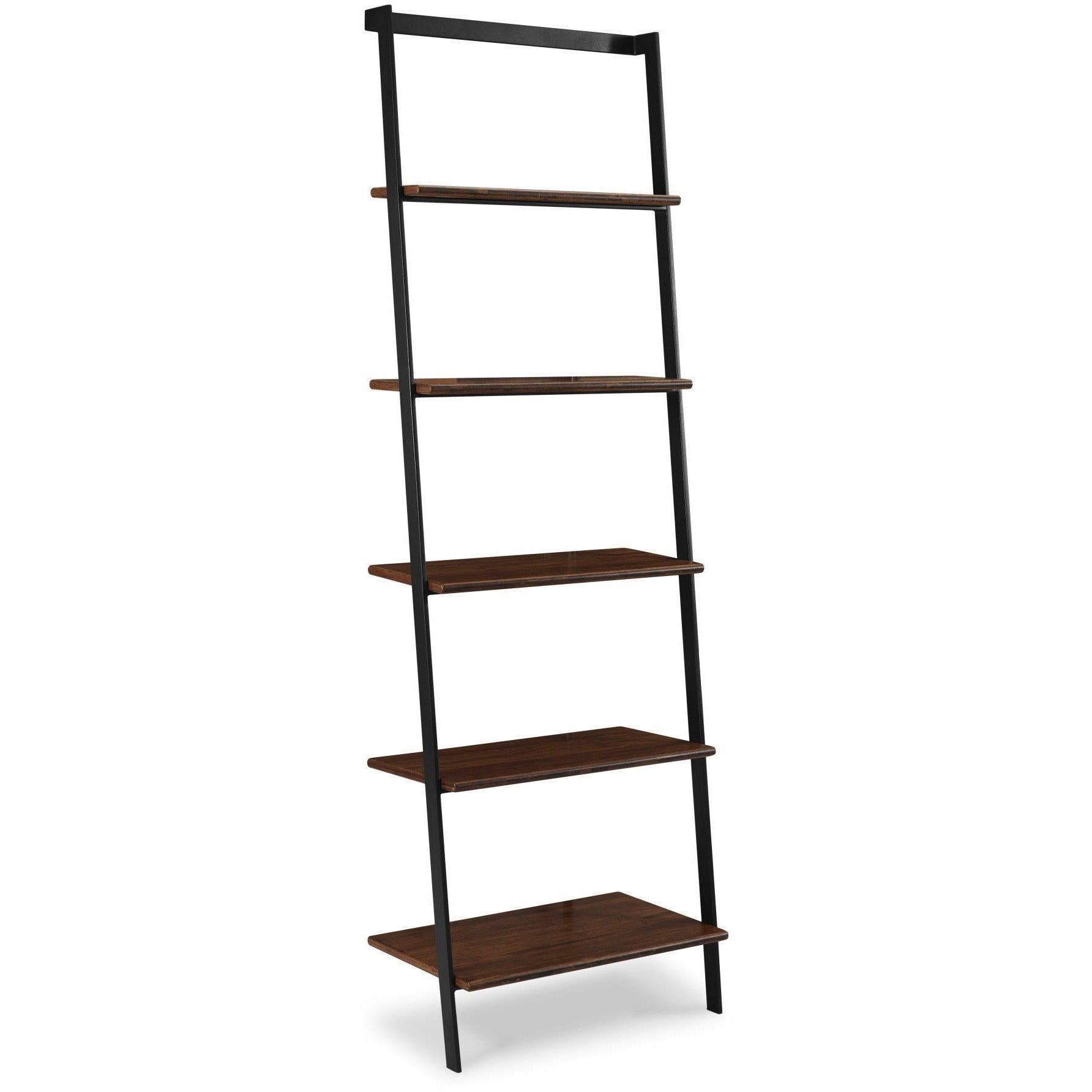 Greenington Modern Bamboo Studio line Leaning Shelf, In Exotic-Minimal & Modern