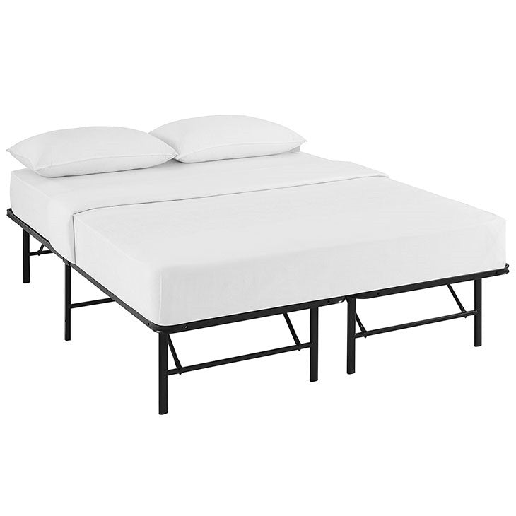 Modway Furniture Modern Horizon Queen Stainless Steel Bed Frame-Minimal & Modern