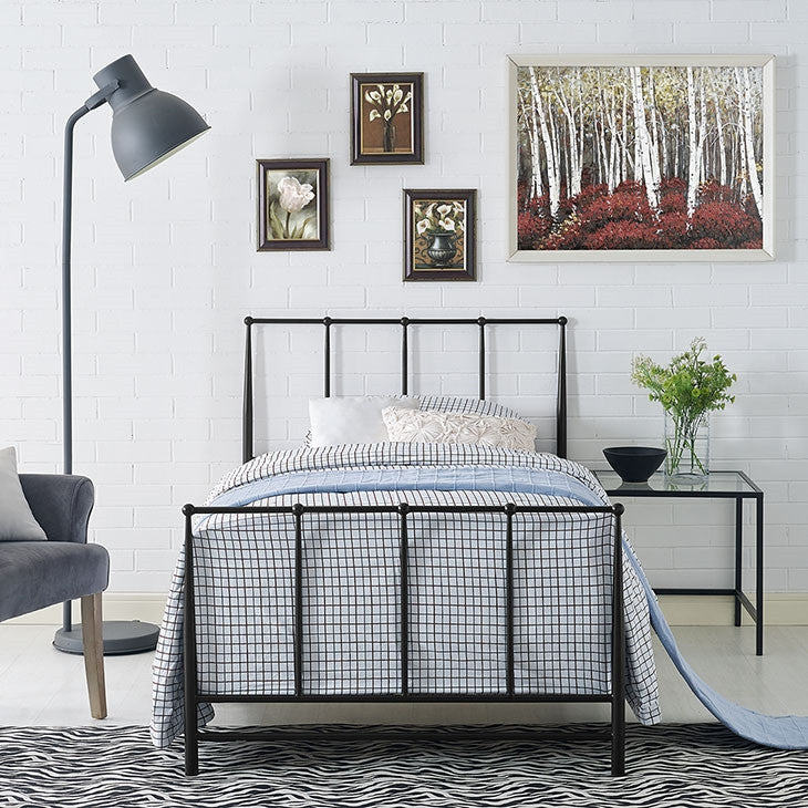 Modway Furniture Modern Estate Twin Bed-Minimal & Modern