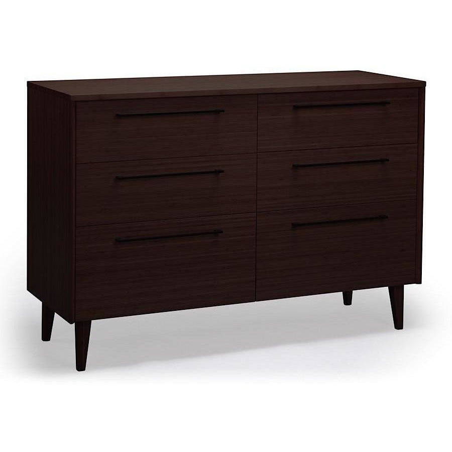 Greenington Sienna Modern Bamboo Six Drawer Dresser Chest-Minimal & Modern