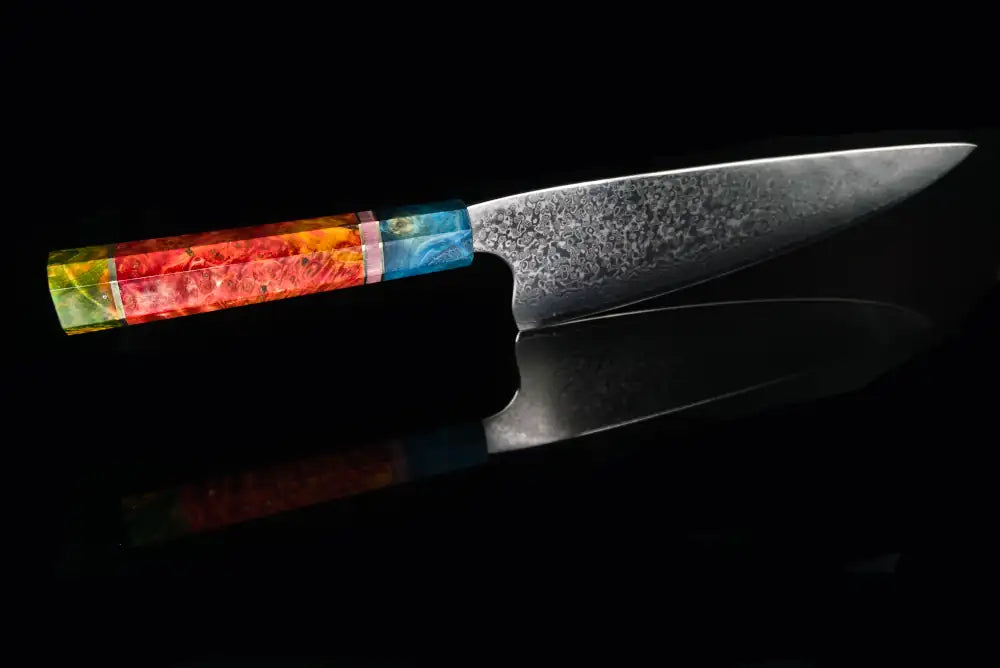 Damascus kitchen knives | Butcher knife | Razor-sharp-knives.com