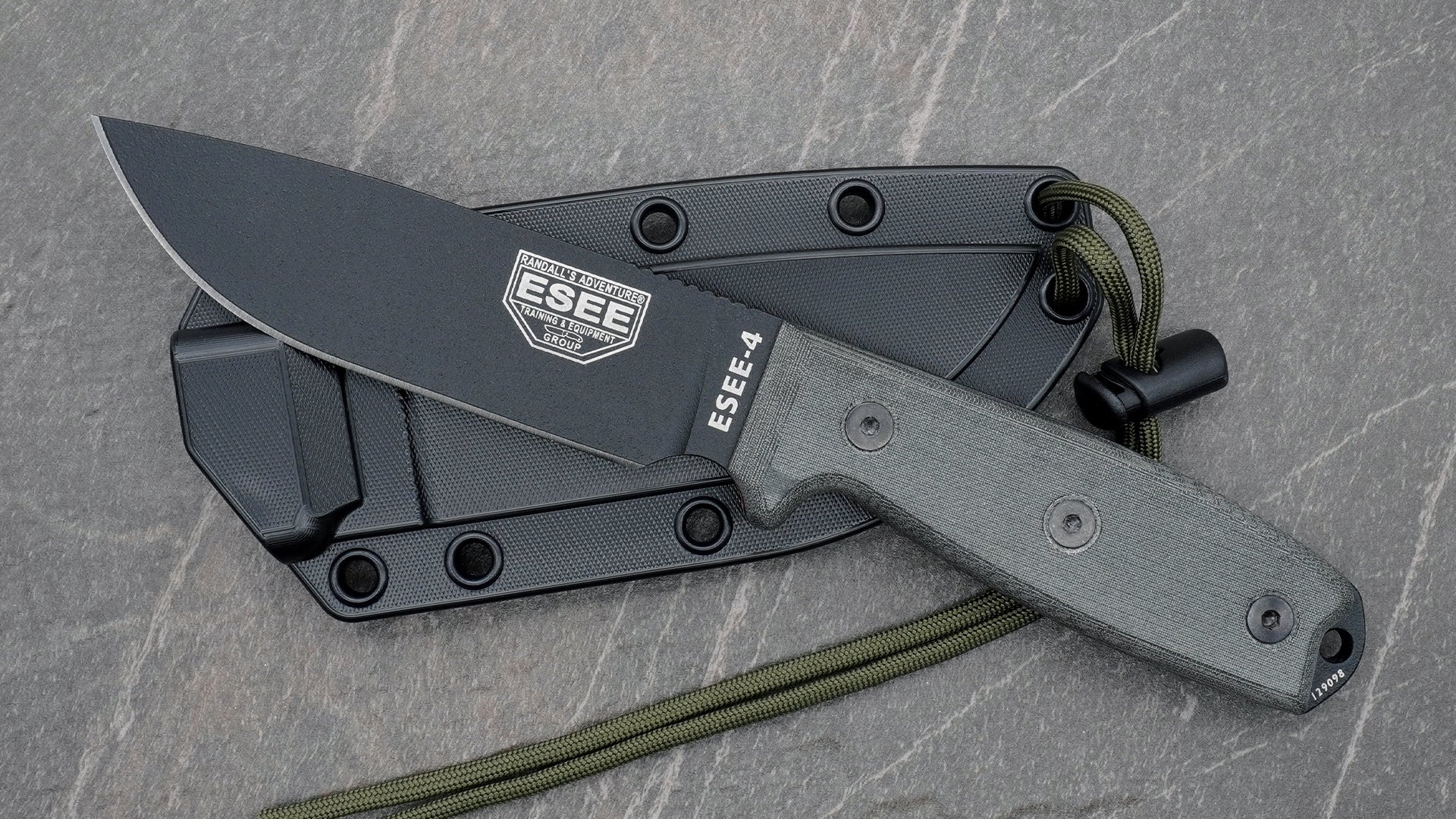 ESEE 4 Black Plain Edge ESEE-4P-B