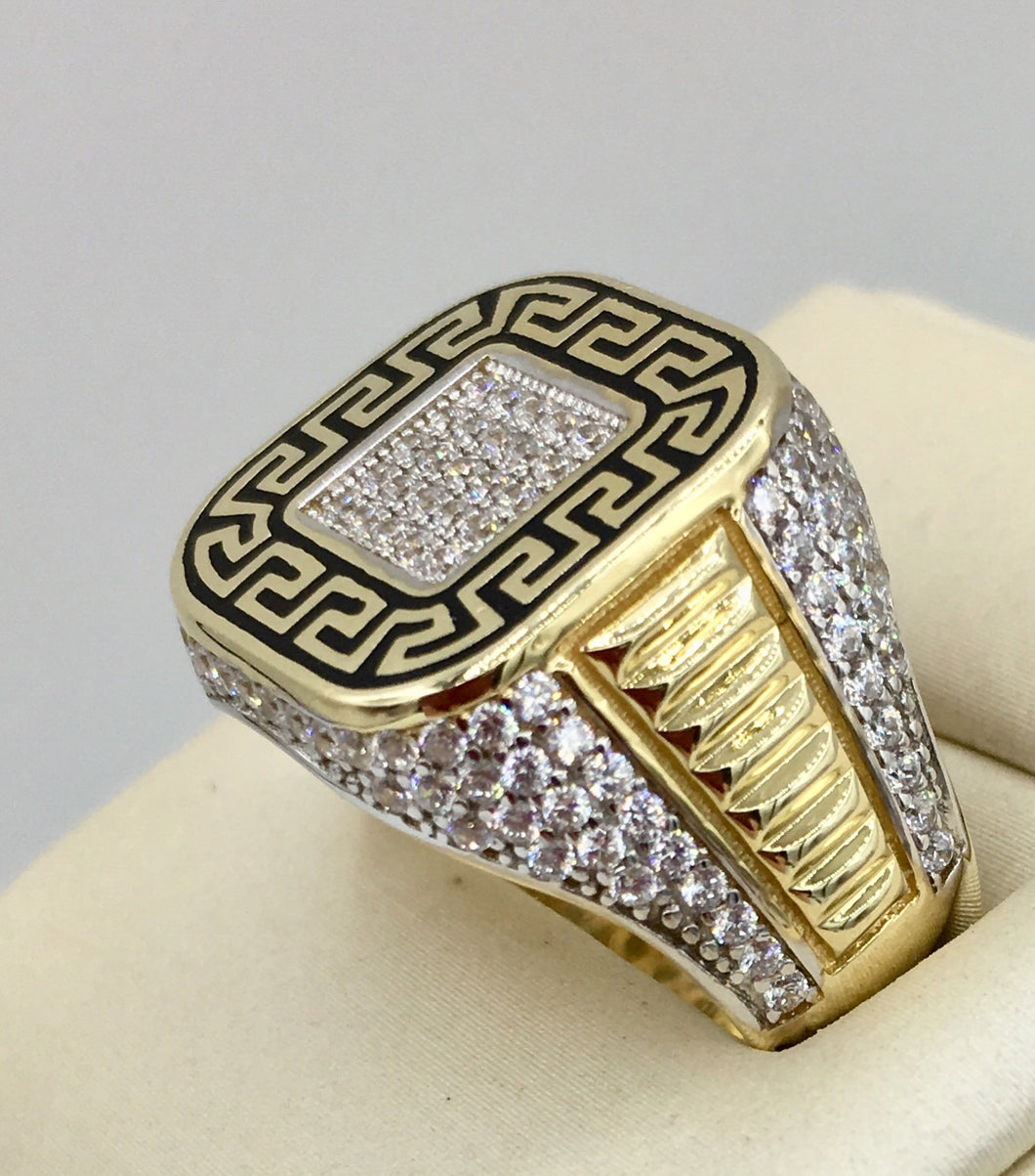 10k versace ring