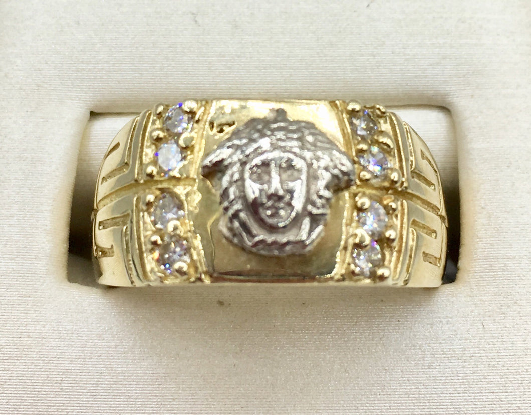 10k versace ring