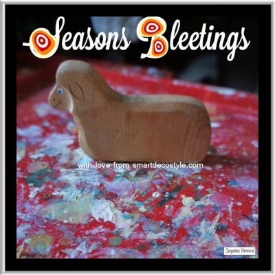 Seasons Bleetings -Dear oh Deer Xmas cards designed by Jacqueline Hammond for SmartDeco https://www.smartdecostyle.com/ Shareable Content Copyright©2014 Jacqueline Hammond