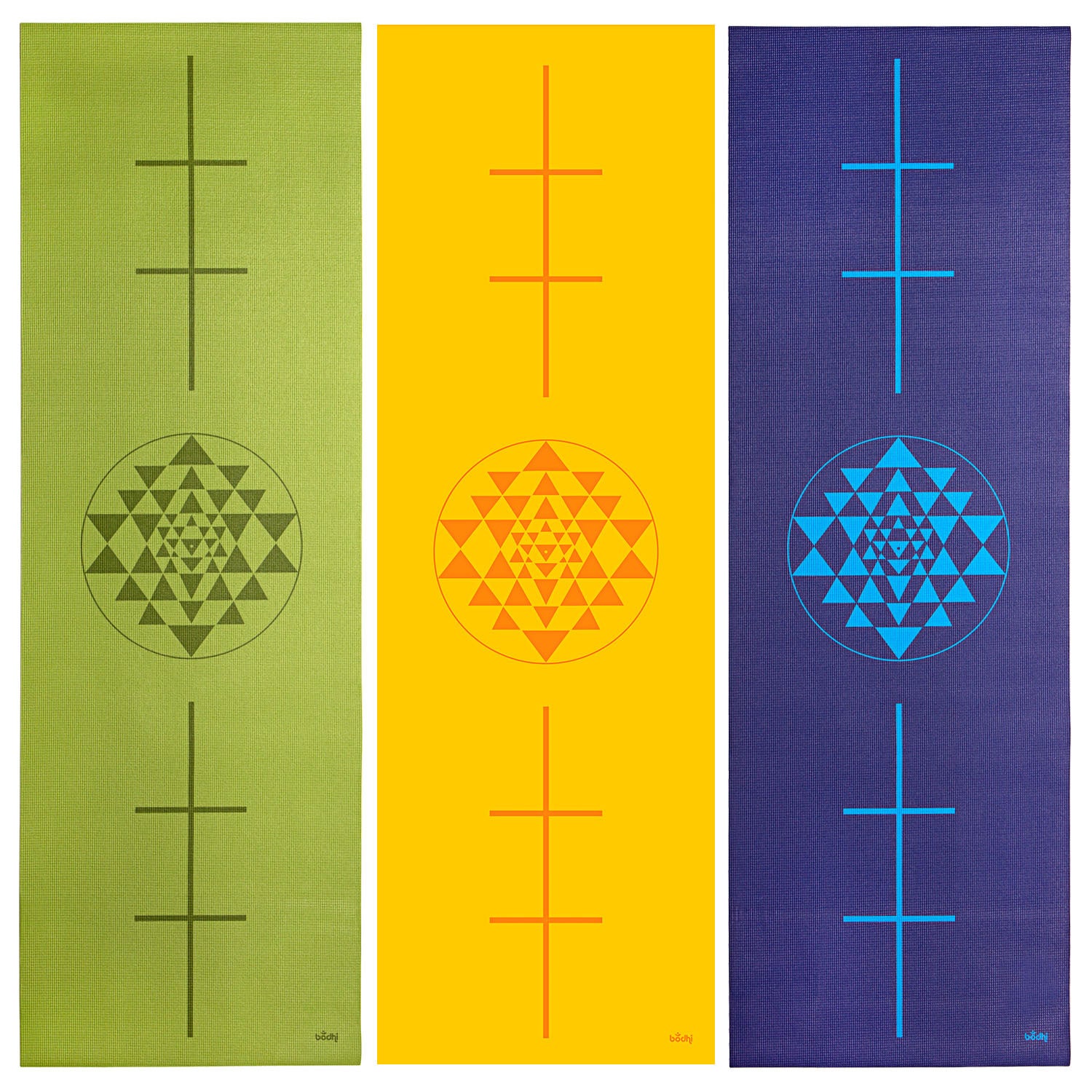 Se Design Yoga Mat, The Leela Collection - Yantra Alignment - Bodhi hos Sportnordica.dk