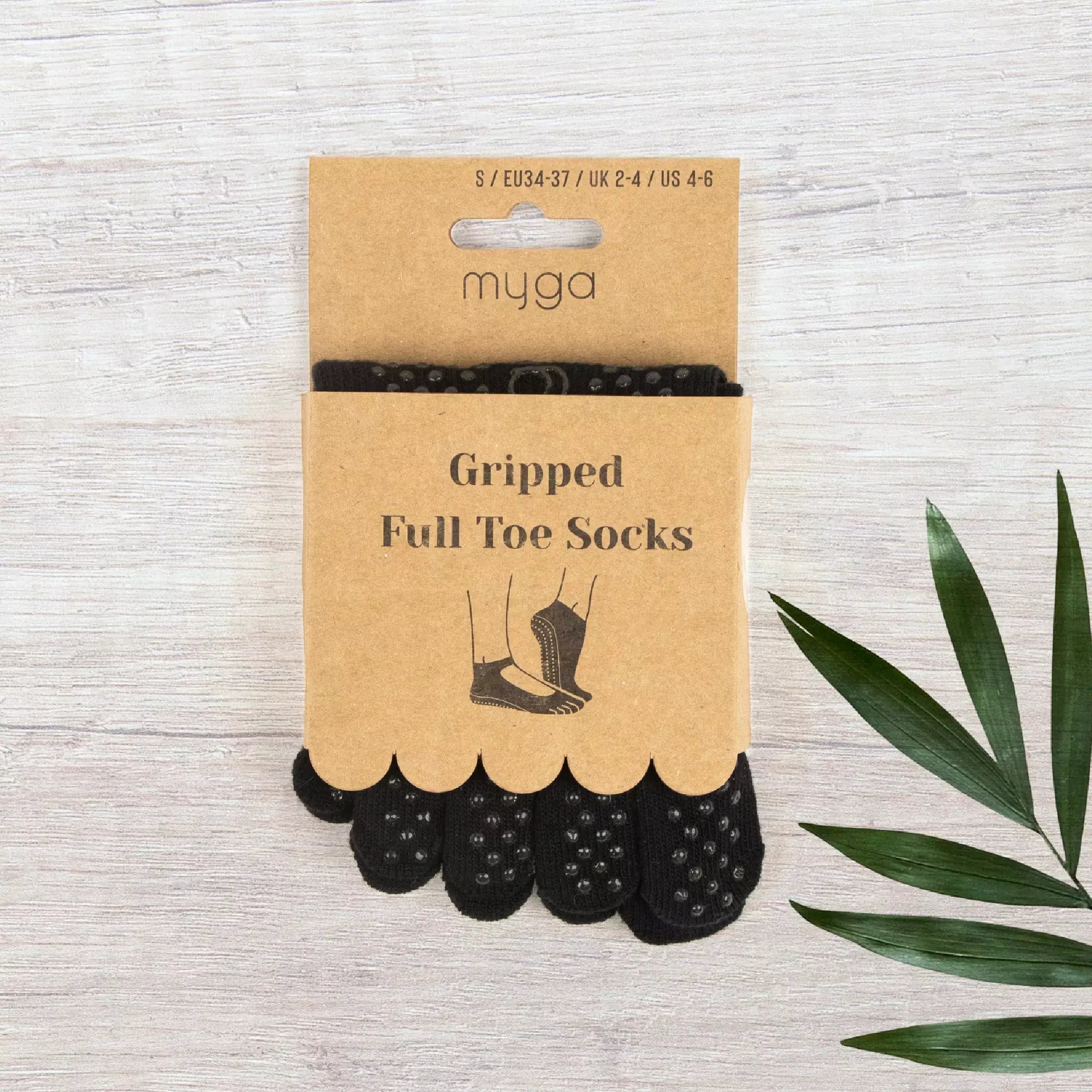 Billede af Grip Yoga sokker, tåstrømper - Myga