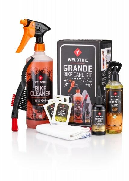 Se Weldtite Grande Bike Care Kit - Rengøringskit - 9 dele hos Sportnordica.dk