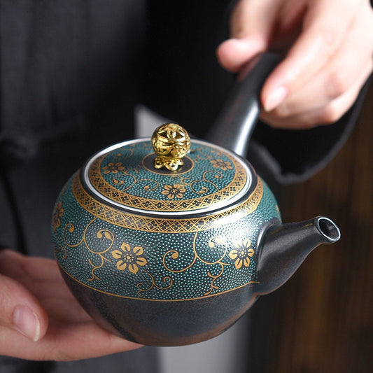 1pc Théière En Verre Avec Infuseur À Thé Bouilloire À Thé - Temu France