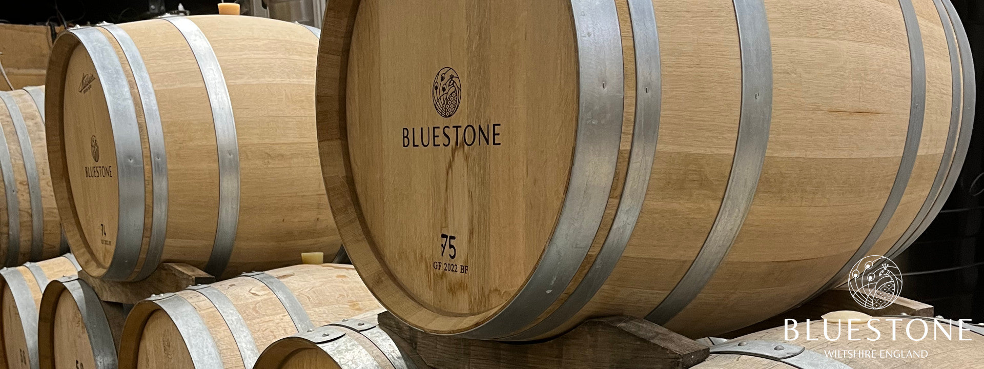 Bluestone vineyards barrels