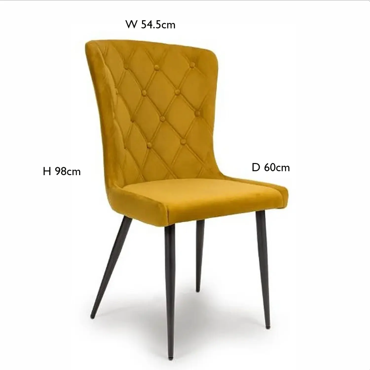 Get Noaria Green Velvet Set of 6 Dining Chairs Pendle Village Furniture