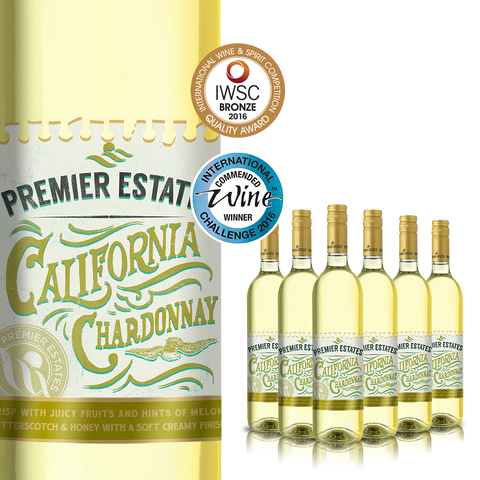 Premier Estates Wine IWSC Award-winning Californian Chardonnay