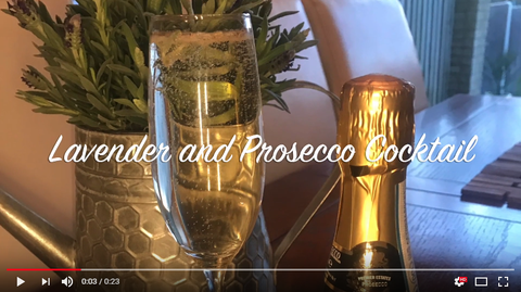 Lavender and Prosecco Cocktail