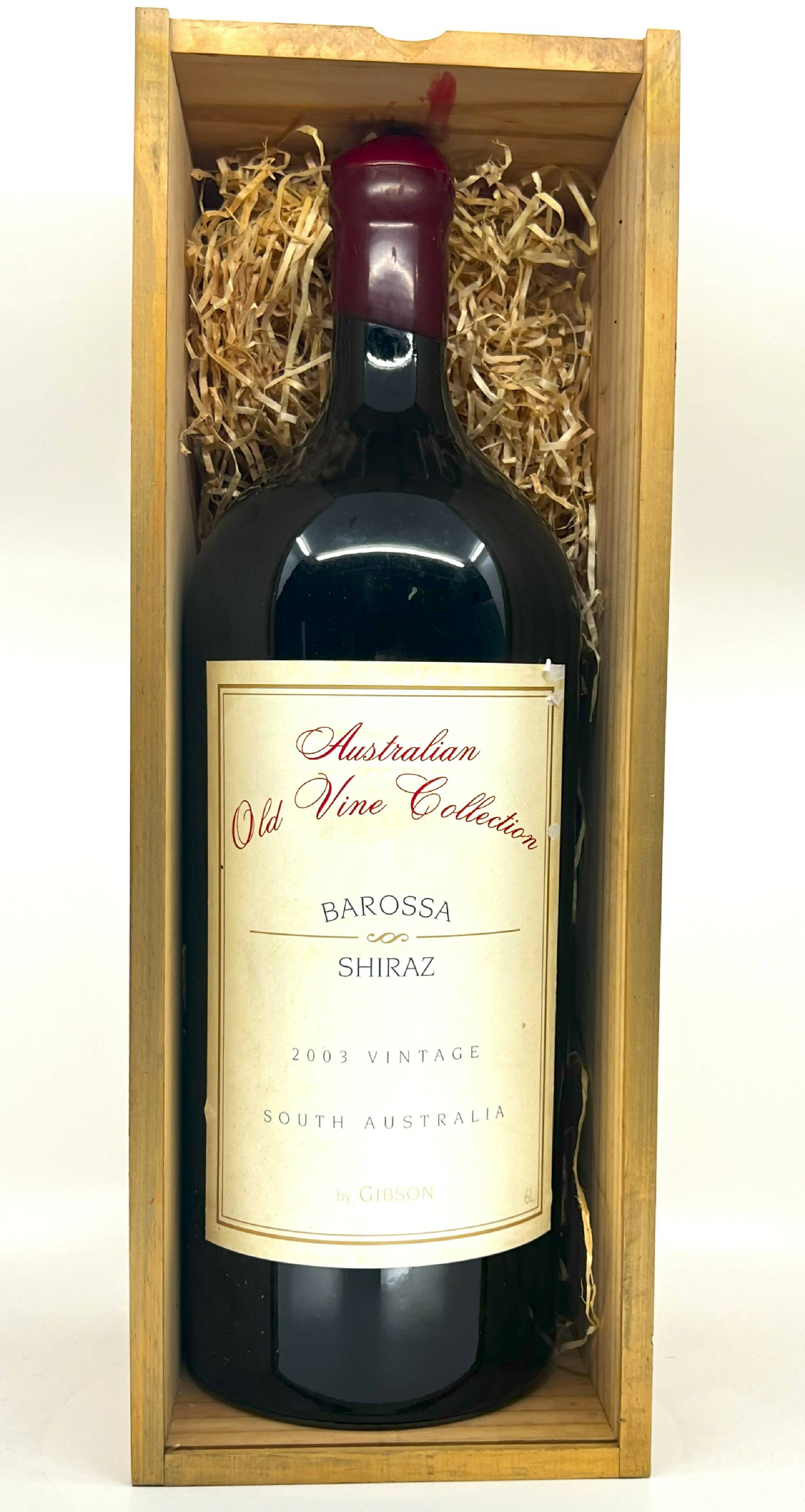 Gibson Barossavale Wines - A.O.V.C - Shiraz- 2003 - 6L - 1 Imperial Lot - Presentation Case