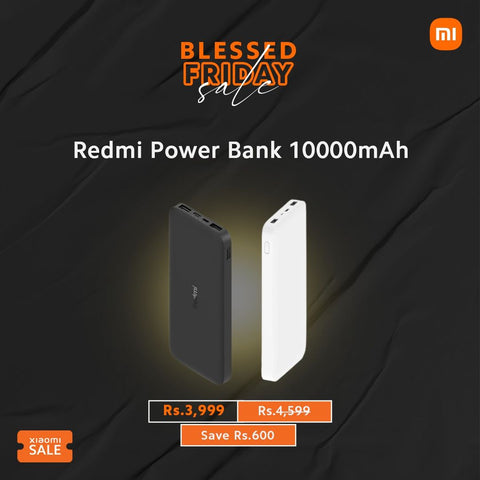 Redmi Power Bank 10000mAh on Blessed Friday SALE at Xiaomisale.com