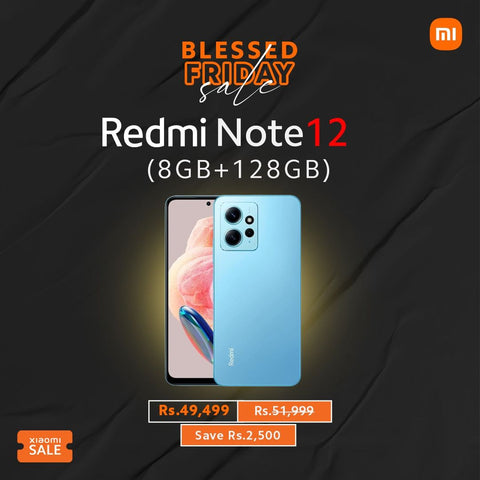 Redmi Note 12 Blessed Friday SALE at Xiaomisale.com