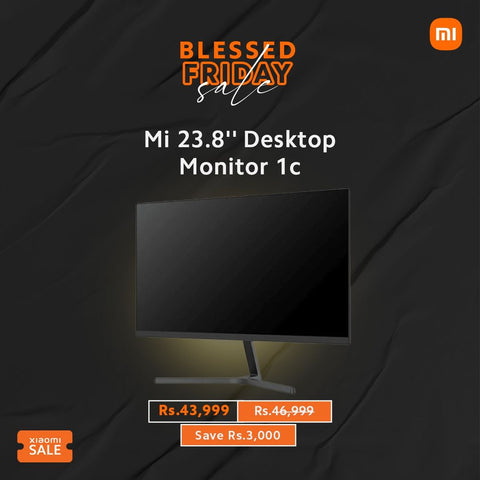 Mi 23.8 Inch Desktop Monitor 1C on Blessed Friday Sale on Xiaomisale.com