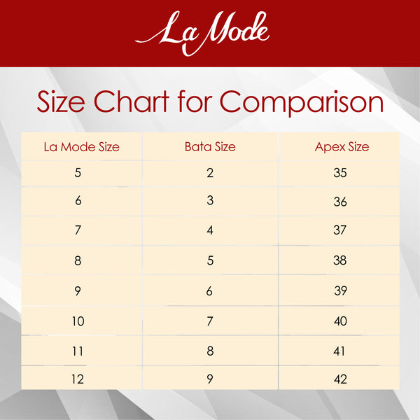 Adams Shoe Size Chart