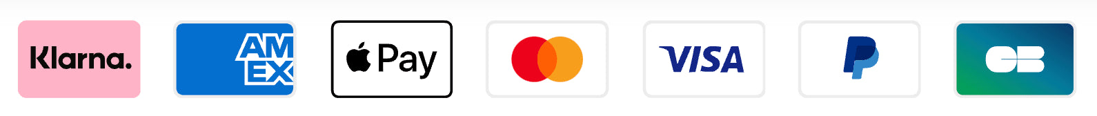 Accepted payment methods