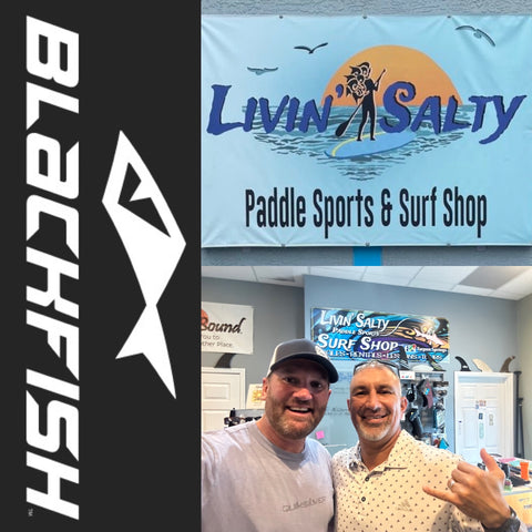 Blackfish paddles sorted a paddle through the awesome Livin' Salty shop in Florida