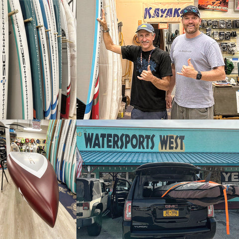 Brendon meeting the best of the Sup community in Florida
