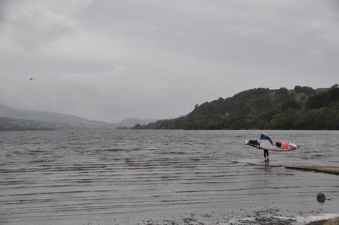 Start of the paddle in snowdonia Brendon Prince