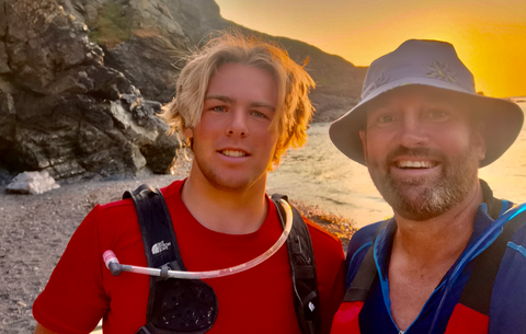 Brendon and Noah SUP Sennen to Torquay