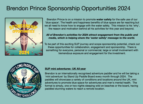 Brendon Prince Sponsorship opportunities