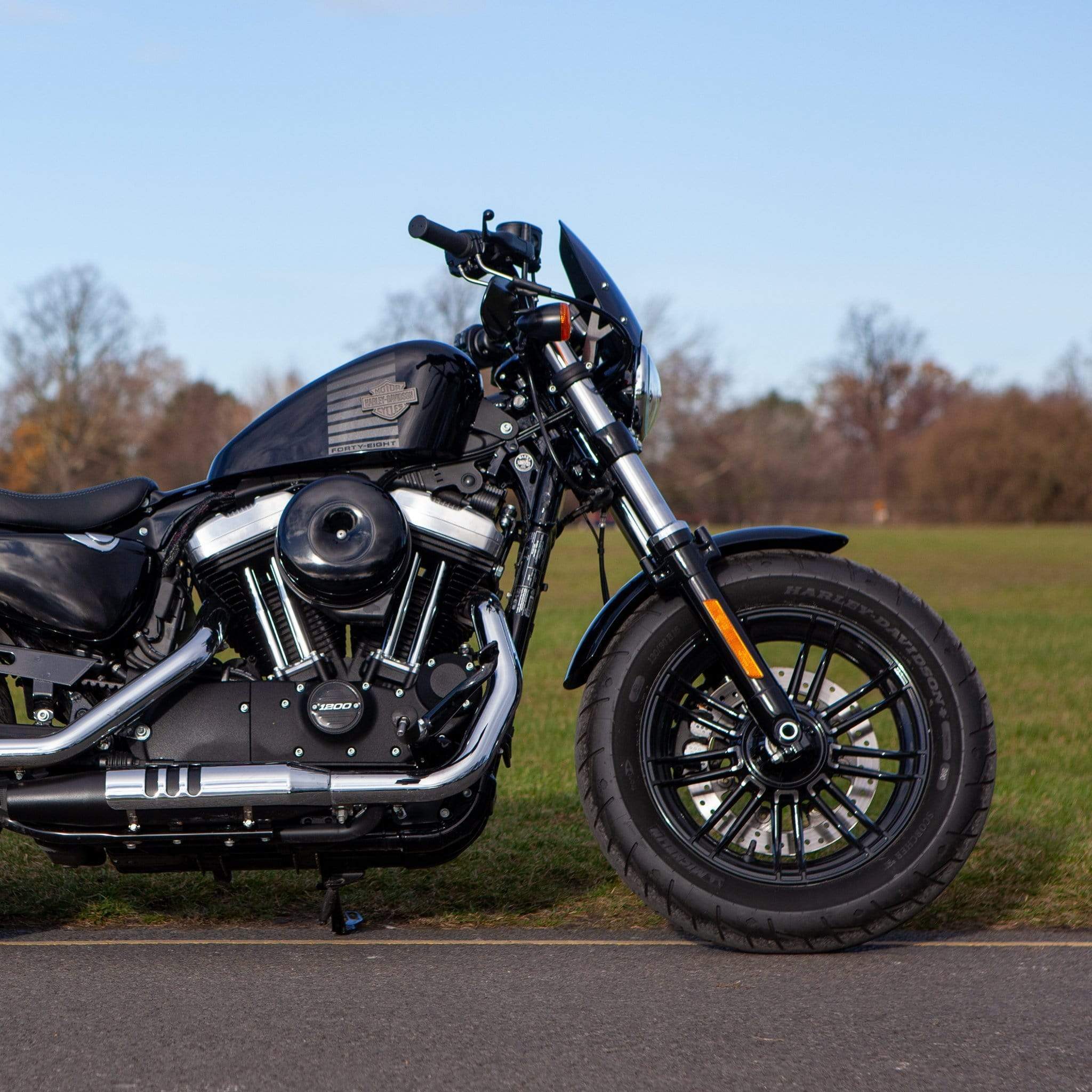  Harley Davidson Forty Eight Sportster Build Under 9mins  Bobber  Conversion  YouTube