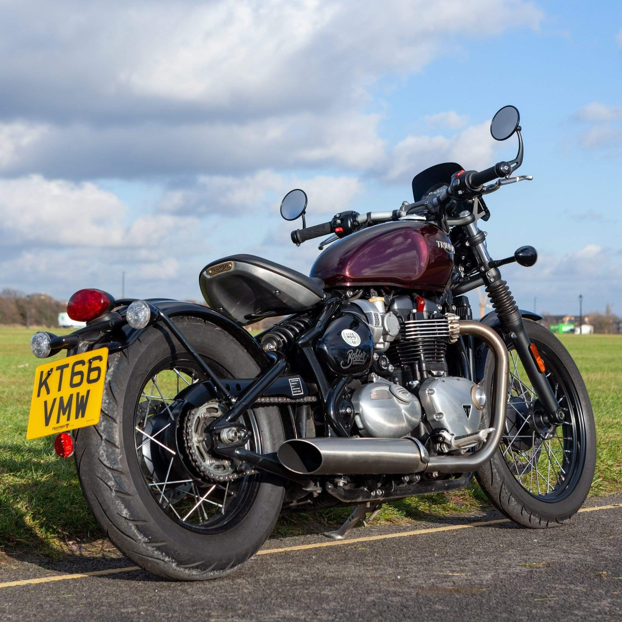 triumph bobber windshield