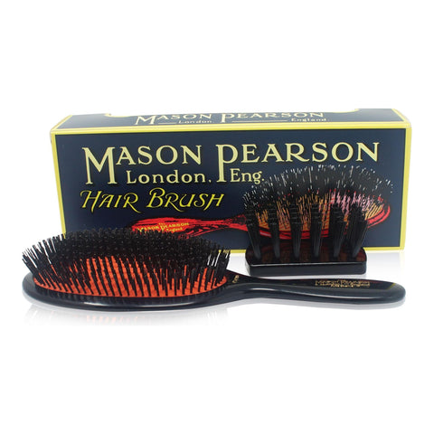 Mason Pearson Handy Bristle Hair Brush B3 Dark Ruby NEW