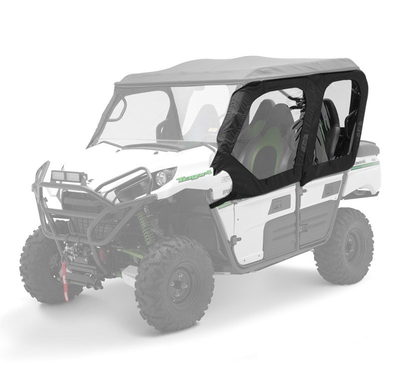KAWASAKI MOTORCYCLE OEM Kawasaki Soft Cabin Door Set   Black 999941610